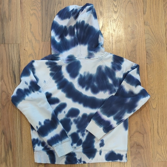 J. Crew Garment Tie-Dye French Terry  Women's Hoodie - Picture 6 of 8